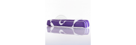 Nylon baton bag purple